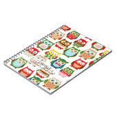 Carnet Hiboux mignons de Litte personnalisés (Côté gauche)