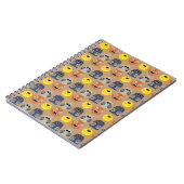 Carnet hiboux motif (Côté gauche)
