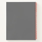 Carnet Hiboux Verts et Rouges (Dos)