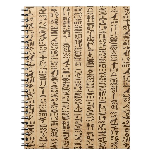 Carnet Hiéroglyphes égyptiens : Grunge Seamless Magic (Devant)