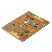 Carnet Hiéroglyphique égyptien ancien -Hiéroglyphie Motif (Côté gauche)
