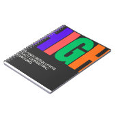 Carnet High-Resolution Abstract Art  (Côté gauche)