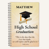 Carnet High School Graduation Personalized Sunburst (Recto)