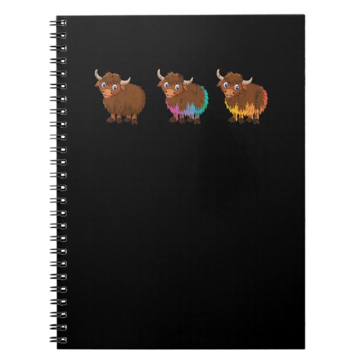 Carnet Highland Cattle Farming Scottish Highland Cow (Devant)