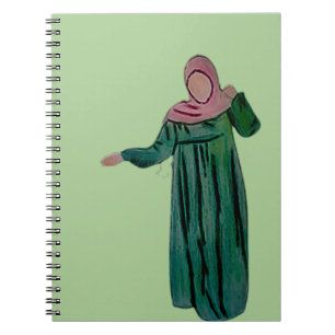 Carnet Hijabi - Muslimah - La main du hijab tirée - La fi