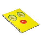 Carnet Hilarié Avocado Face 4Keith (Côté Droit)