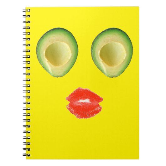 Carnet Hilarié Avocado Face 4Keith (Devant)