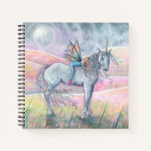 Carnet Hills of Enchantment Unicorn Fairy Sketchbook (Devant)