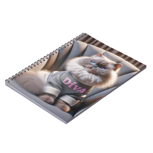 Carnet Himalaya Diva Chat (Côté gauche)