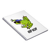 Carnet Hip Hop Funny Hopping Frog Pun (Côté Droit)