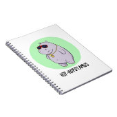 Carnet Hip-Hopotamus Drôle de jeu de mots sur l'hippopota (Côté Droit)