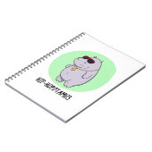 Carnet Hip-Hopotamus Drôle de jeu de mots sur l'hippopota (Côté gauche)