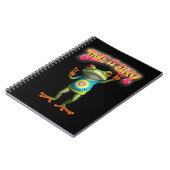Carnet Hippie Frog Take it Easy Fun Colorful (Côté gauche)
