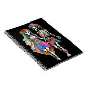 Carnet Hippie Skeleton Couple (Côté Droit)