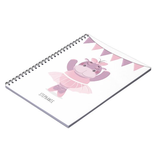 Carnet Hippo Ballerina (Côté gauche)