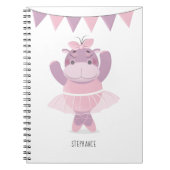 Carnet Hippo Ballerina (Devant)