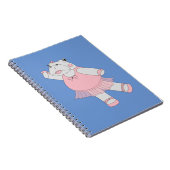 Carnet Hippo Ballerine Bleu illusima (Côté Droit)