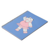 Carnet Hippo Ballerine Bleu illusima (Côté gauche)