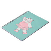 Carnet Hippo Ballerine illusima (Côté gauche)