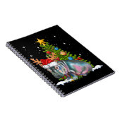 Carnet Hippo Fiona Arbre de Noël Hippopotame (Côté Droit)