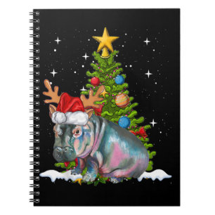Carnet Hippo Fiona Arbre de Noël Hippopotame