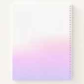 Carnet Hippo Rose Floral Enfants (Dos)