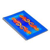 Carnet hippocampe aux couleurs vives (Côté Droit)