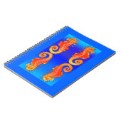 Carnet hippocampe aux couleurs vives (Côté gauche)