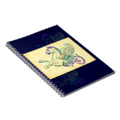 Carnet Hippocampe Mythique Sea Horse Art Vintage (Côté Droit)