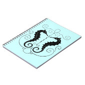 Carnet Hippocampes vintages (Côté gauche)