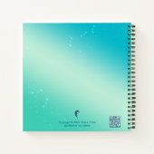 Carnet Hippocampus rose et bleu - Design Imaginair (Dos)