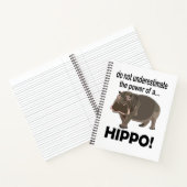 Carnet Hippopotame Animal Drôle Hippo (Intérieur)