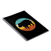 Carnet Hippopotomas Soleil rétro (Côté Droit)