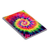 Carnet Hippy Peace Retro 60s Tie Dye (Côté Droit)