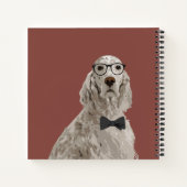 Carnet Hipster Anglais Setter Notebook pour Amoureux de l (Dos)