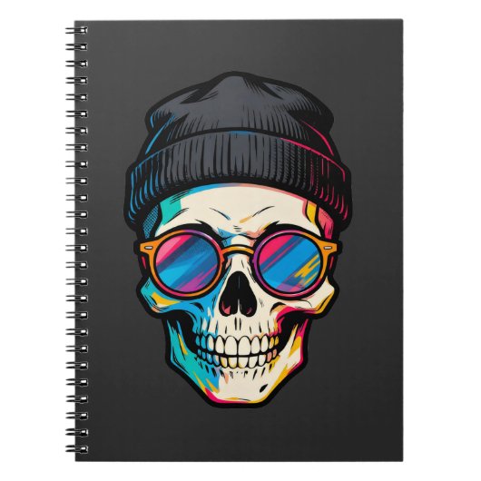 Carnet Hipster Crâne (Devant)