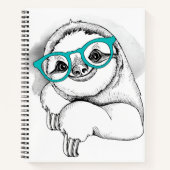 Carnet Hipster Sloth (Devant)