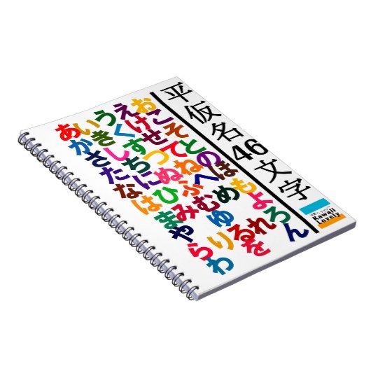 Carnet Hiragana Practice Goods (Côté Droit)
