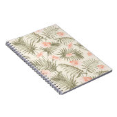 Carnet Hisbiscus Tropical Palm Tree Motif (Côté Droit)