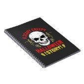 Carnet Histoire de crâne de Halloween effrayant et flippa (Côté Droit)