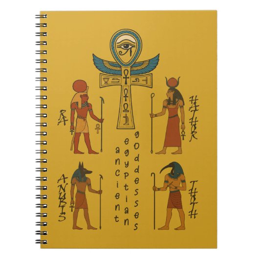 Carnet Histoire de l'Égypte ancienne - Dieux (Devant)