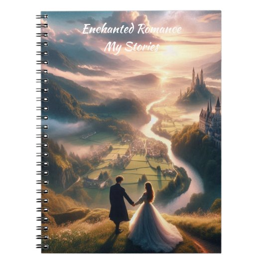 Carnet Histoire du château Couple Pages enchantées (Devant)
