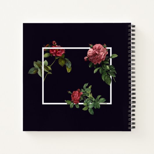 Carnet Histoire familiale Roses Vintages (Dos)