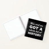 Carnet Histoire Friend Memory Custom Quote Sketch (Intérieur)