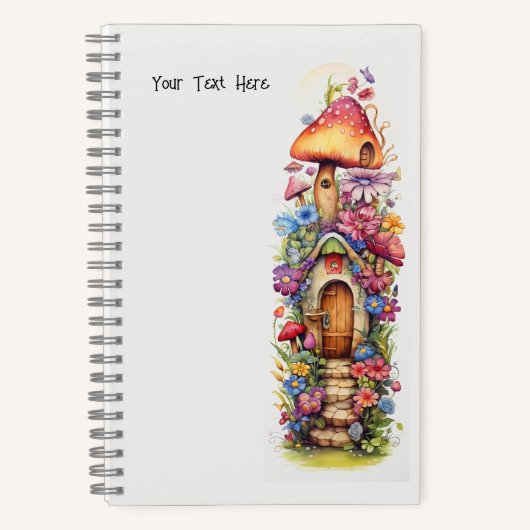 Carnet Histoires de fées Fleurs de champignon (Recto)