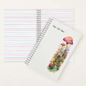 Carnet Histoires de fées Fleurs de champignons (À l'intérieur)