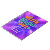 Carnet Histoires et citations de filles Night Out (Côté gauche)