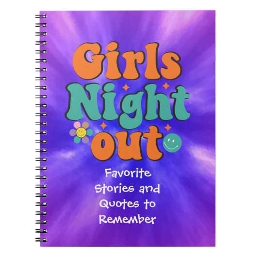 Carnet Histoires et citations de filles Night Out (Devant)