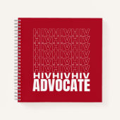 Carnet HIV HIV HIV HIV HIV HIV Advocate (Devant)