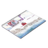 Carnet hiver à Nubble LIghthouse dans le Maine (Côté gauche)